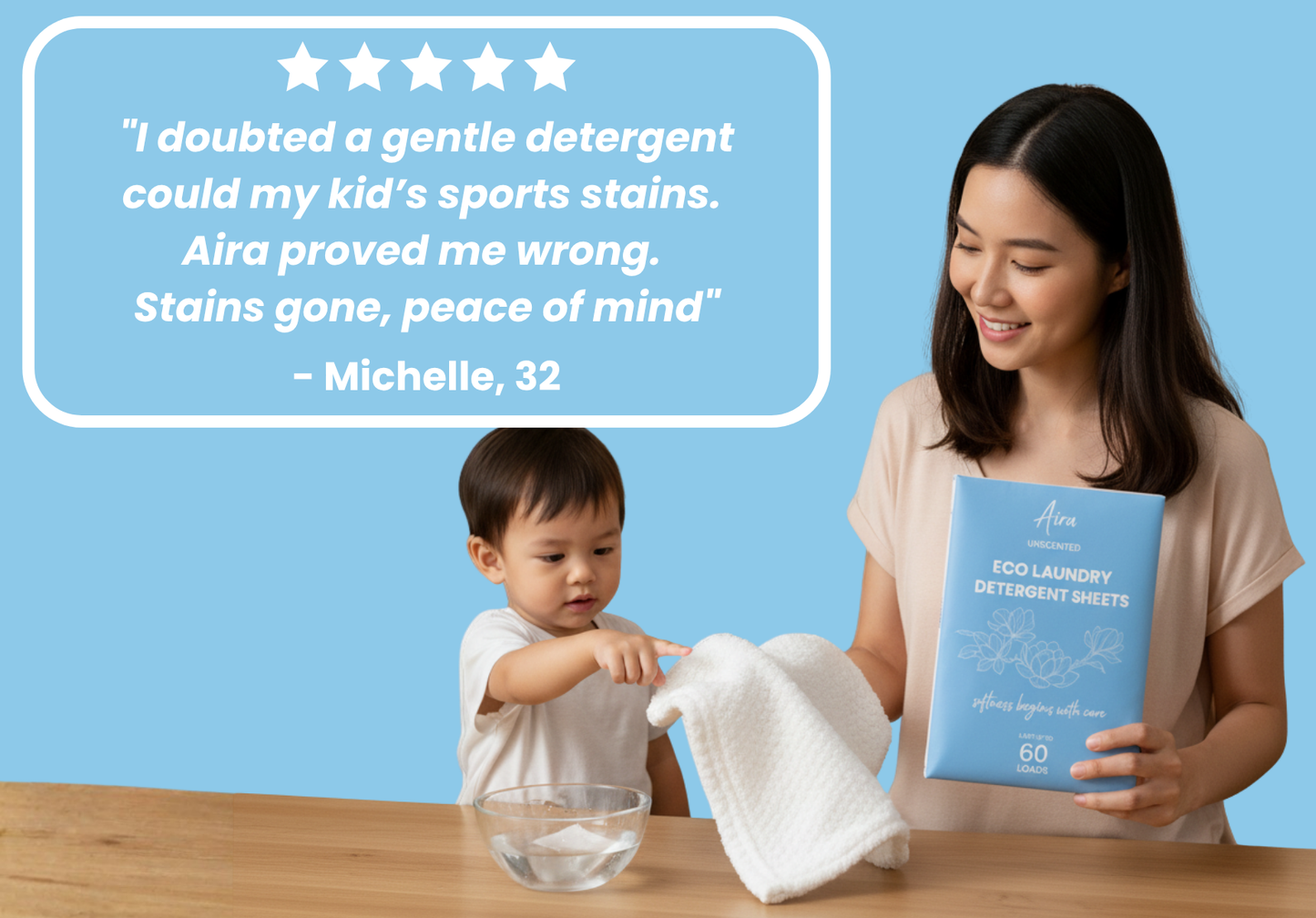 Eco Laundry Detergent Sheets