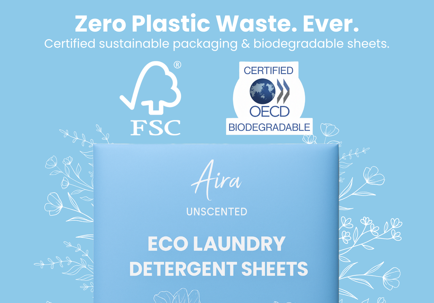 Eco Laundry Detergent Sheets