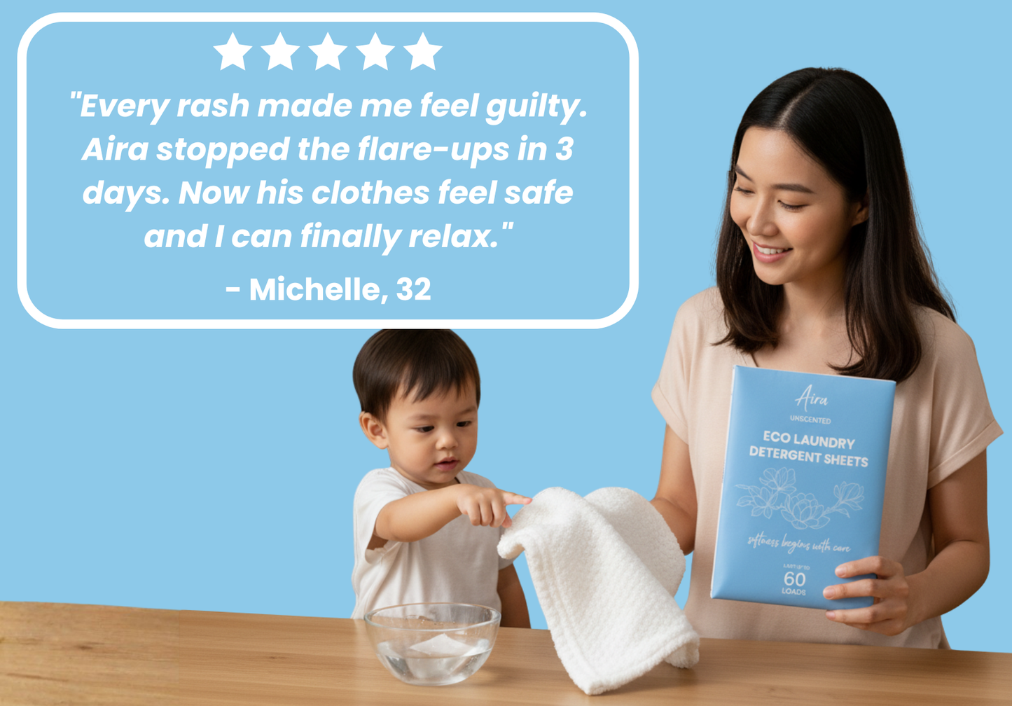 Eco Laundry Detergent Sheets